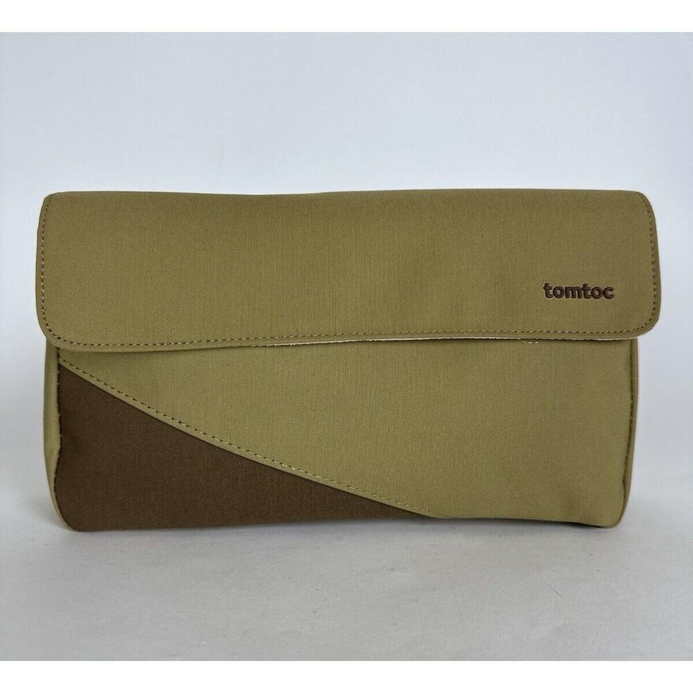 TOMTOC LADY SHOULDER BAG WATER-RESISTANT UNDERARM BAG Canvas cross-body bag